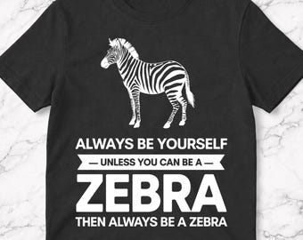 Zebra Costume for Men Women Toddler Zebra Print Zebra T-Shirt, Funny Zoo Animal Gift, Safari Animal Graphic Tee