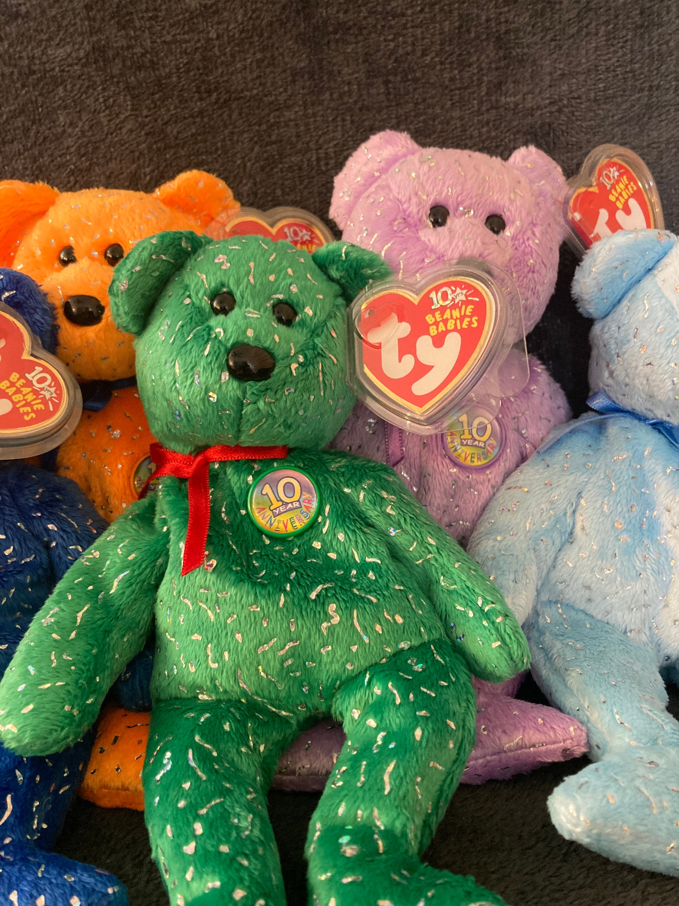 Decade Beanie Baby Bear Set Etsy