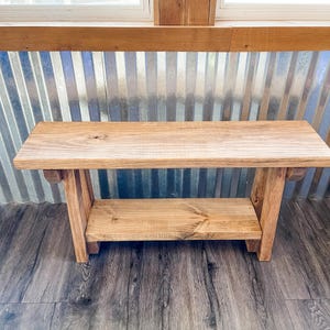 Rustic Entryway Shoe Bench ***Local Pickup or Delivery Only***