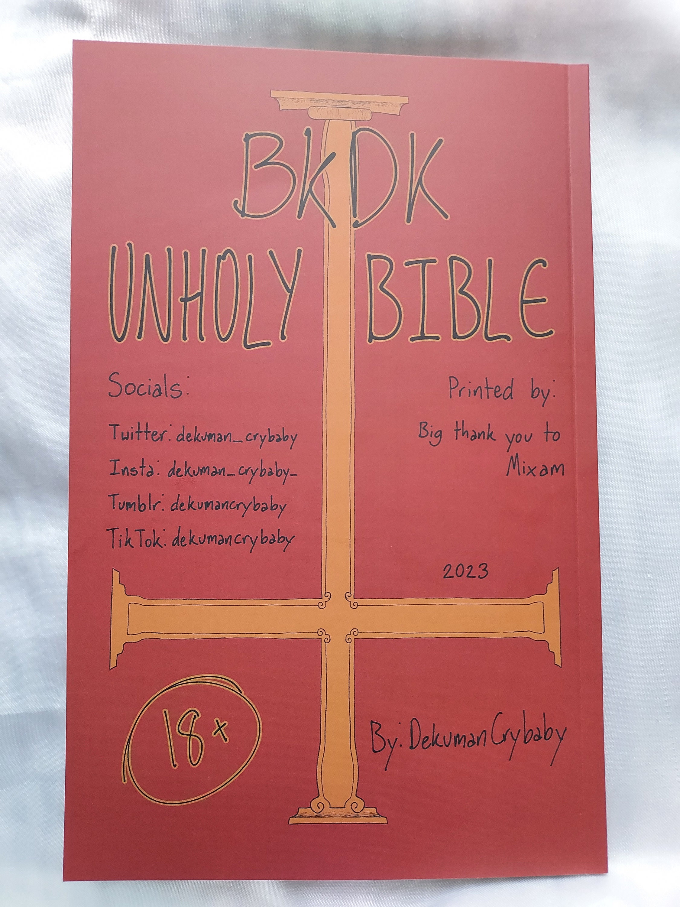 Unholy Bible - Etsy