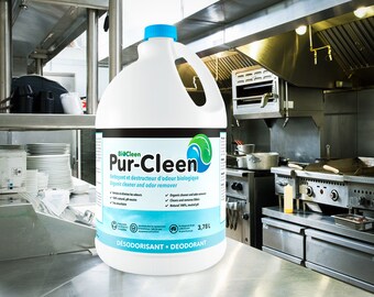 Biocleen's Organic Cleaner - Clean foodborne soiling - Recommended for cleaning restaurant kitchens and garbage can