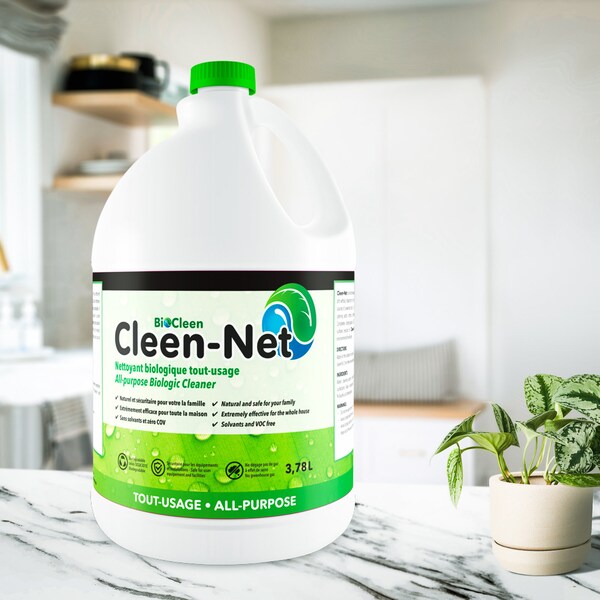 Biocleen's All Purpose Organic Cleaner - Dirt and Odors Remover - Recommended for cleaning house (Counters, Taps, Fridge, Stove)
