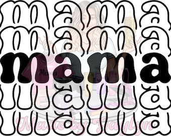 stacked mama digital png file download