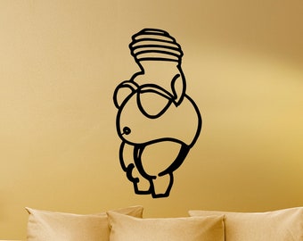 Cybele Metal Wall Art, Minimalist Line Drawing, Modern Wall Decor