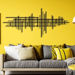 Decoração moderna para casa, arte geométrica de parede em metal de luxo, arte em escultura, arte contemporânea, decoração de parede exclusiva, presente para casa, arte geométrica
