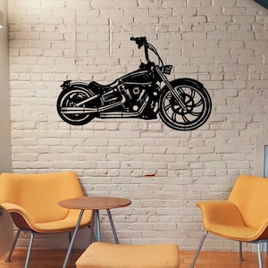 Metal Motorcycle Sign, Motorbike Motorcycle Metal Wall Art, Sign,Housewarming Gift For Biker, Garage Decor
