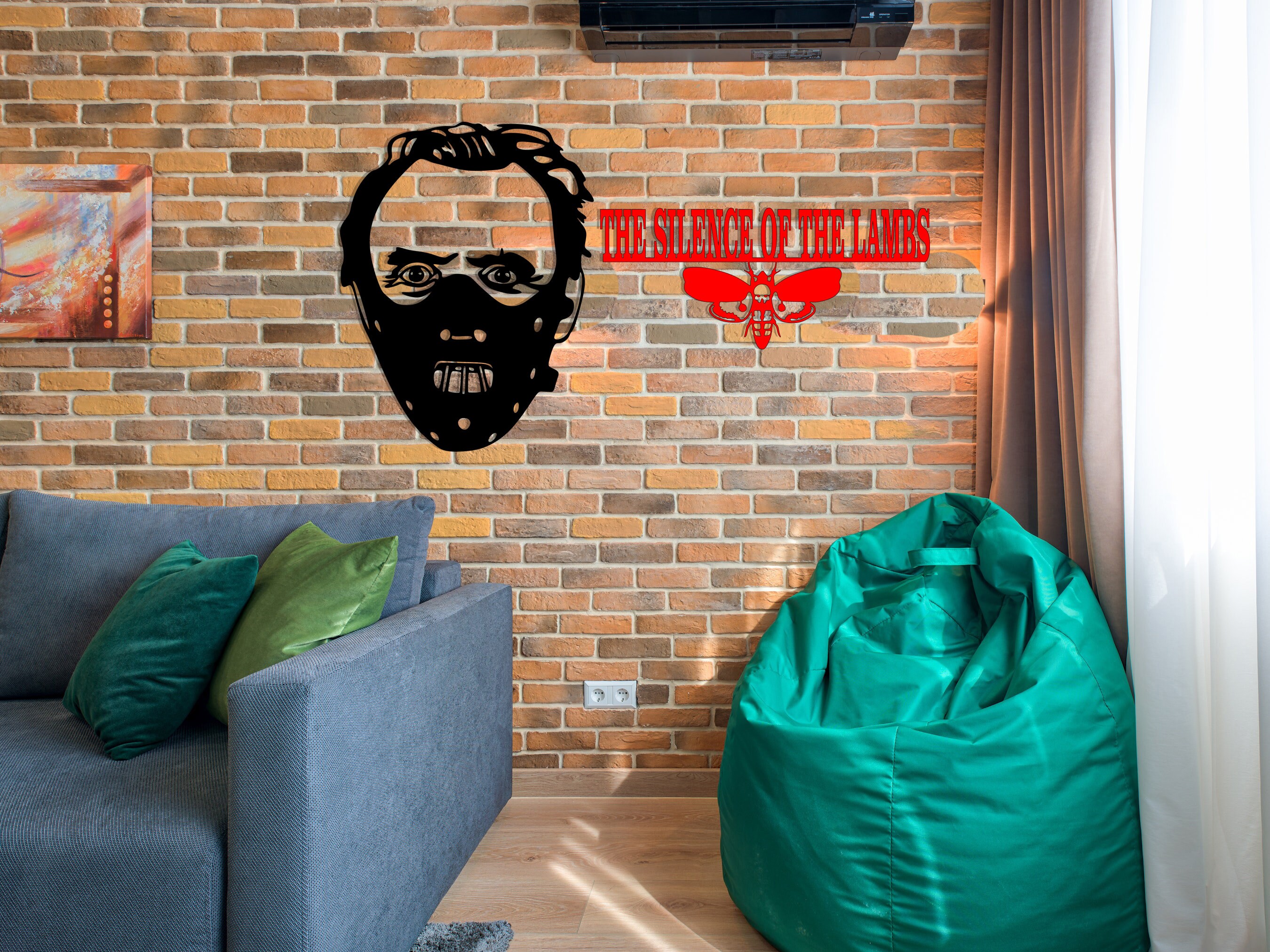 Wall Decor, The Silence of the Lambs, Metal Wall Art, Wall Decor, Movie