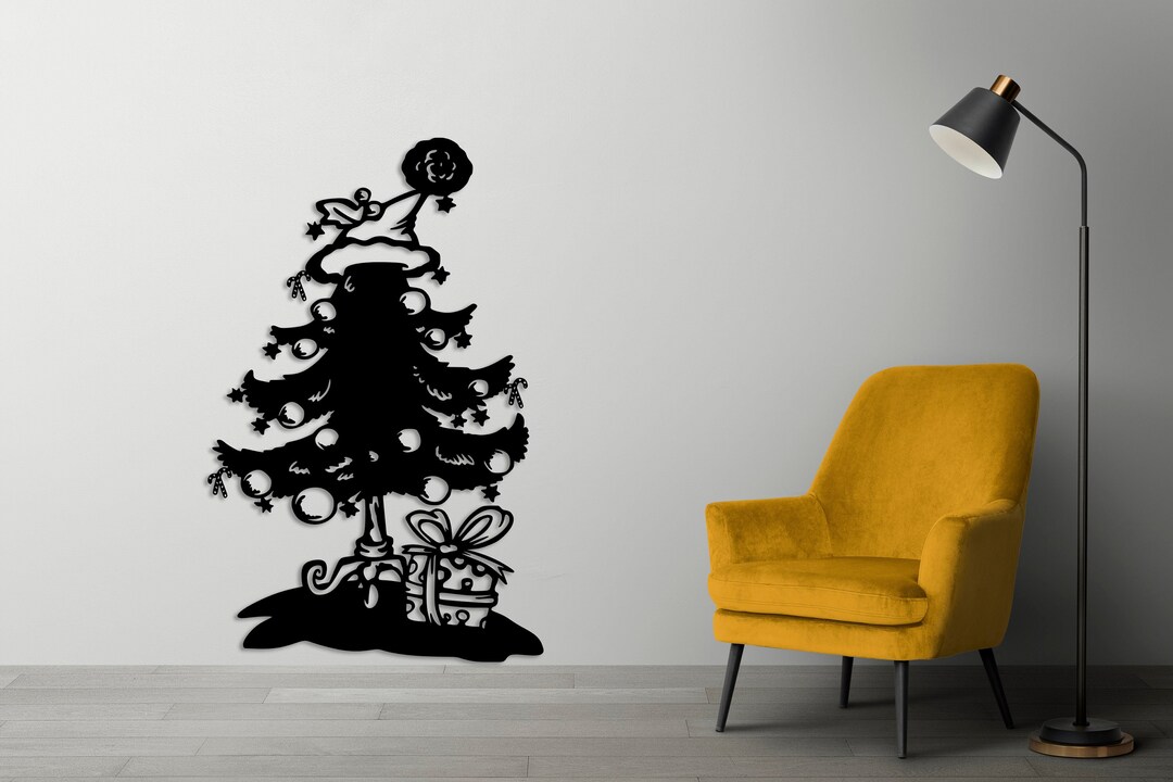 Christmas Tree, Metal Wall Art, Metal Christmas Tree, Wall Decor