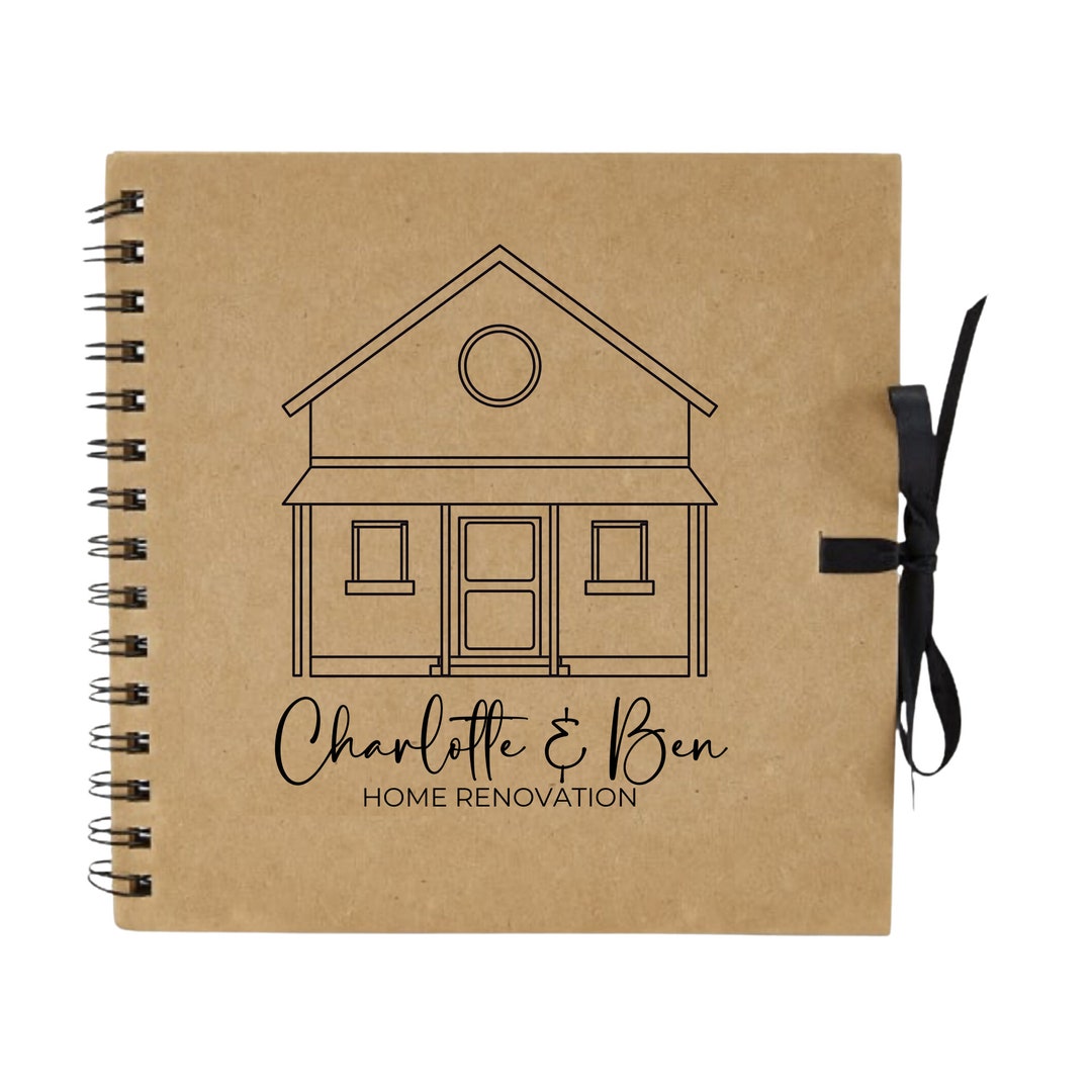 Personalised Home Renovation and New Home Build Journal 20 X 20cm Photo