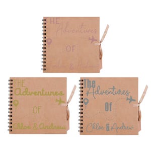 Personalized Travel Scrapbook: Adventure Photo Album Gift
