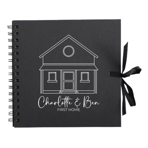 Personalised Home Renovation and New Home Build Journal | 20 x 20cm Photo Album Scrapbook