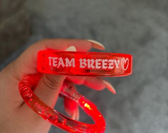 2 pack red light up bracelet team breezy for breezy bowl