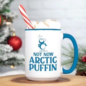 Elf Movie Quote 15oz mugg | Inte nu arktisk lunnefågel | Julfilm, rolig mugg, narval, Will Ferrell