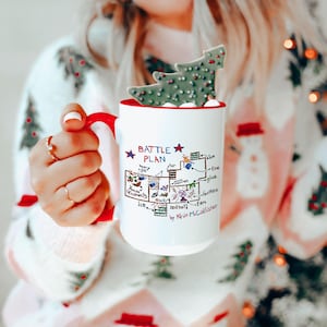 Allein zu Hause Film 15 Unzen Becher | Kevins Schlachtplan | Weihnachtsfilm, lustige Tasse, Kevin McCallister, 3D Illustration,