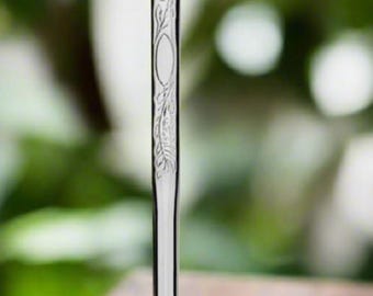 Medium Engraved  Bortonaggio Bombilla Stainless Steel 1000furos - 1000holes.