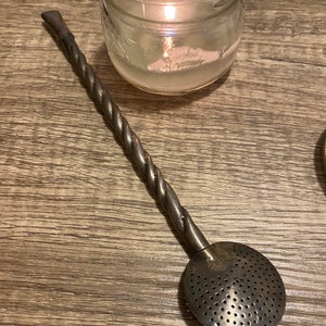 Alpaca antique style bombilla