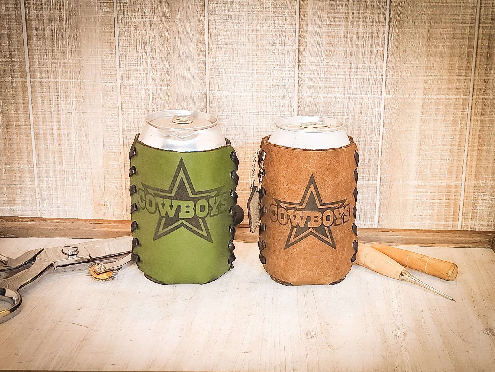 Dallas Cowboys Koozies, Cowboys Can Coolers, Bottle Koozie