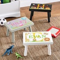Personalized Children's Step Stool - Wood Stool - Available In 7 Designs And 4 Wood Tones