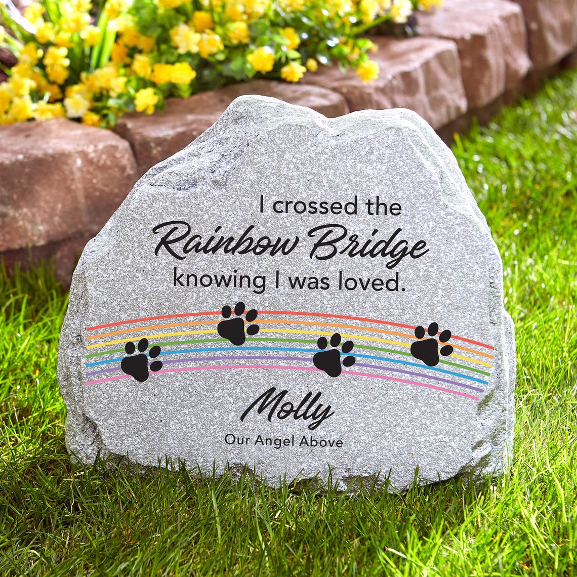 Personalized Pet Memorial Garden Stone