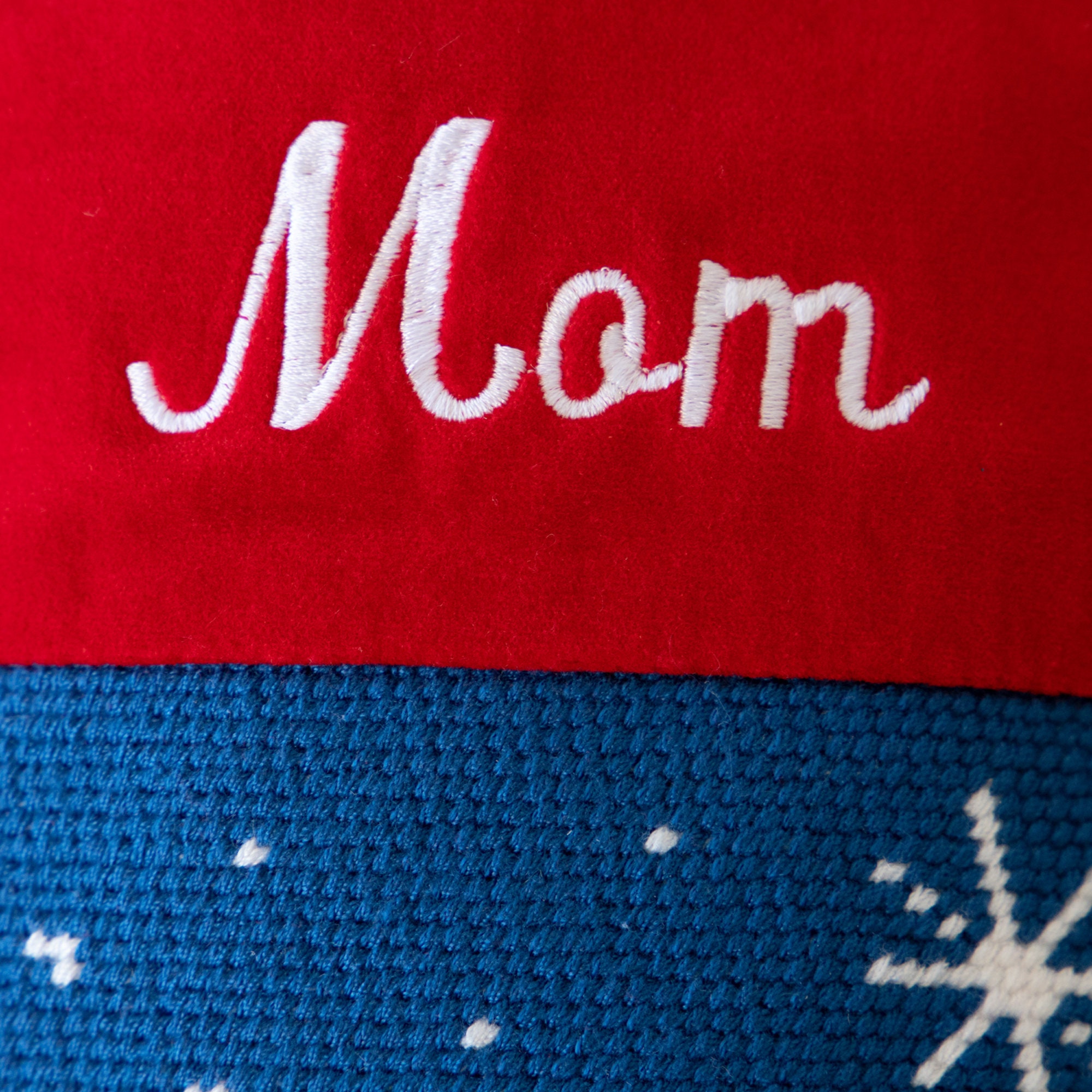 Personalized Needlepoint Stocking - Family Stockings - Old-Fashioned Christmas Décor - Embroidered Name - 12 Designs Available