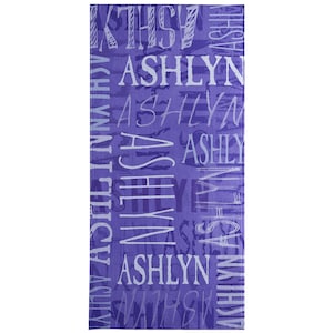 Personalized Signature Style Beach Towel-Customized Towel-For the Beach Lover-For the Pool Lover- Choose From 18 Colors-Available in 2 Sizes image 18