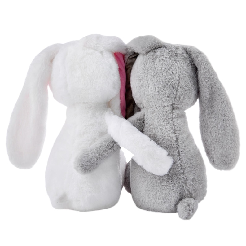 Hugging Rabbit Plush Stock Personalized Hugging Bunnies - Stuffed Animals for Kids - Plush Easter ...