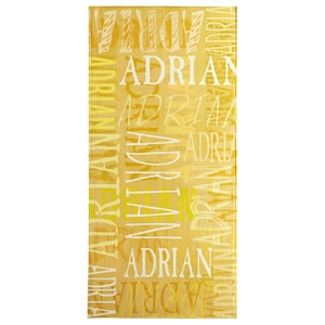 Personalized Signature Style Beach Towel-Customized Towel-For the Beach Lover-For the Pool Lover- Choose From 18 Colors-Available in 2 Sizes image 14