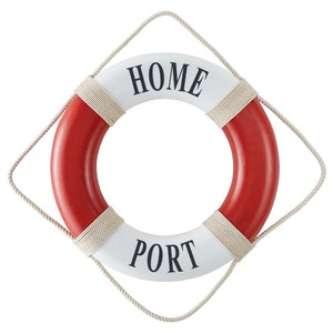 Personalized Life Preserver Ring Unique Pool, Boat, Beach, Lake House Décor Personalize with Message 21D Decorative Life Ring image 5