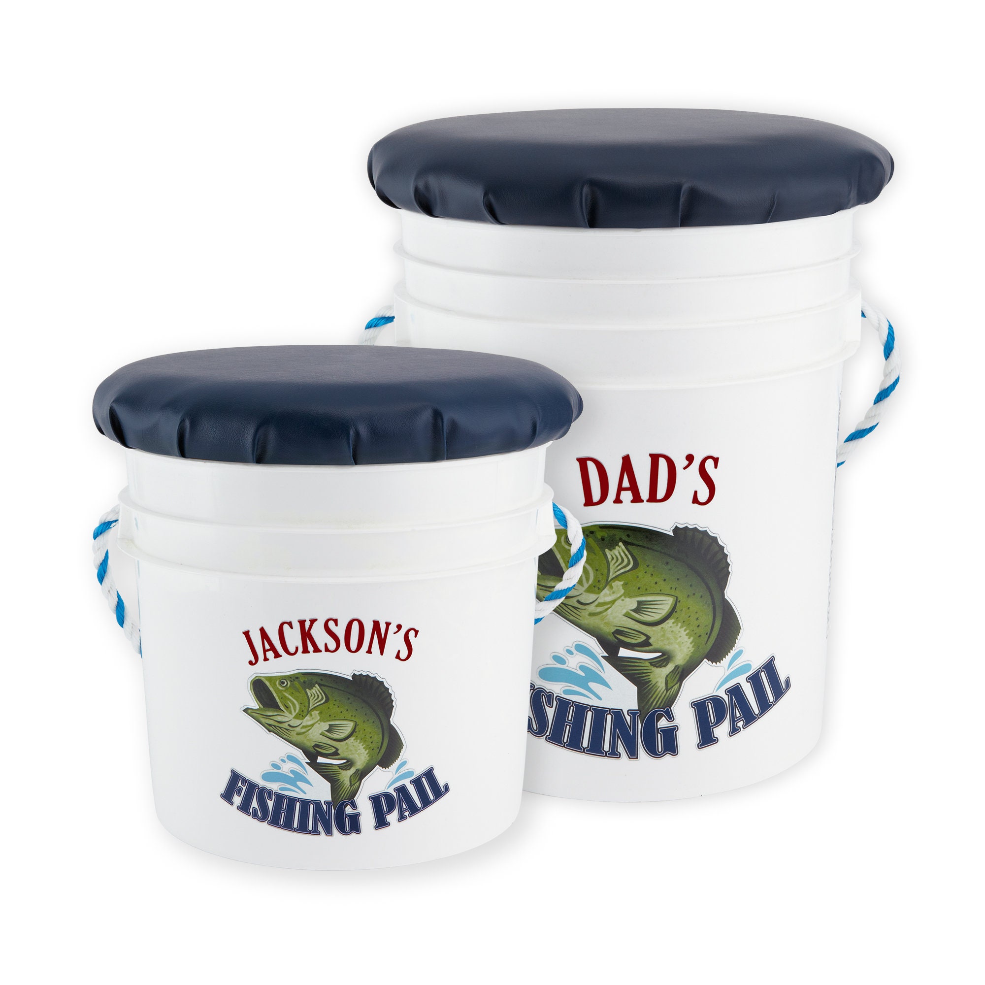 Personalized Fishing Pail - Fishing Seat - The Angler - For The Fisherman - Fishing Gift - Youth Fishing Gear - Both Adult and Youth Sizes