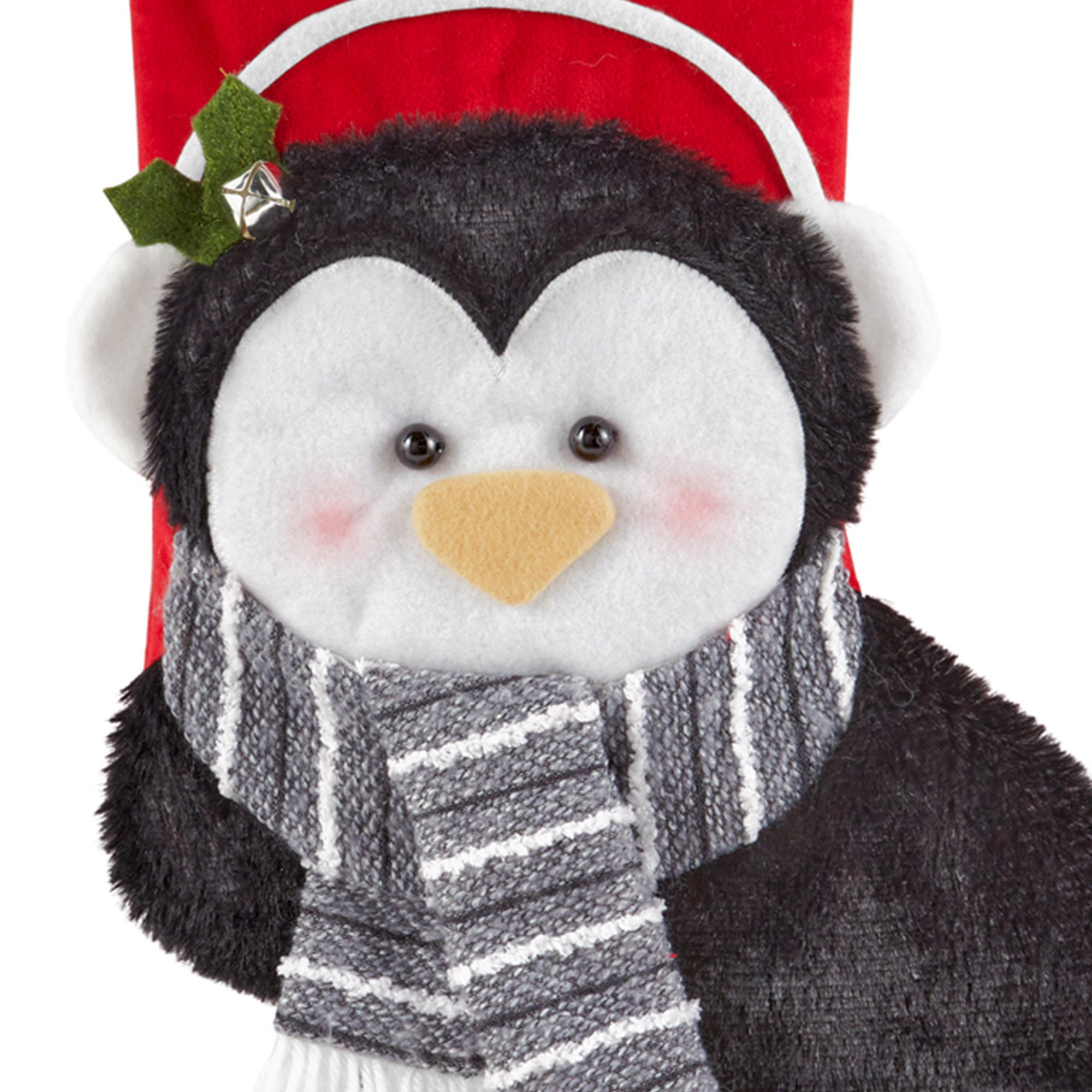 Personalized Christmas Stocking-Plush Stocking-Holiday Décor-Embroidered Name-Family Stockings-3D Plush Character- 6 Characters Available