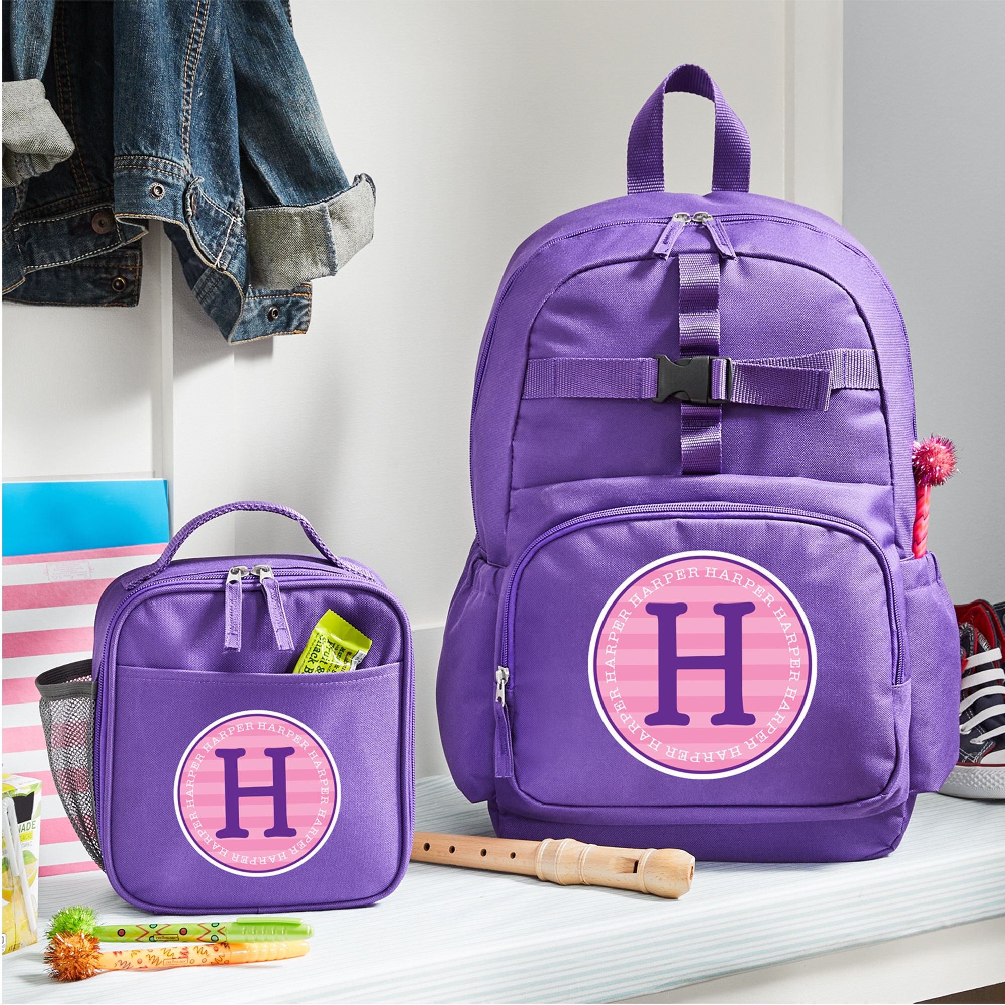 Personalized Backpack Viv & Lou® Backpack Monogram Backpack 