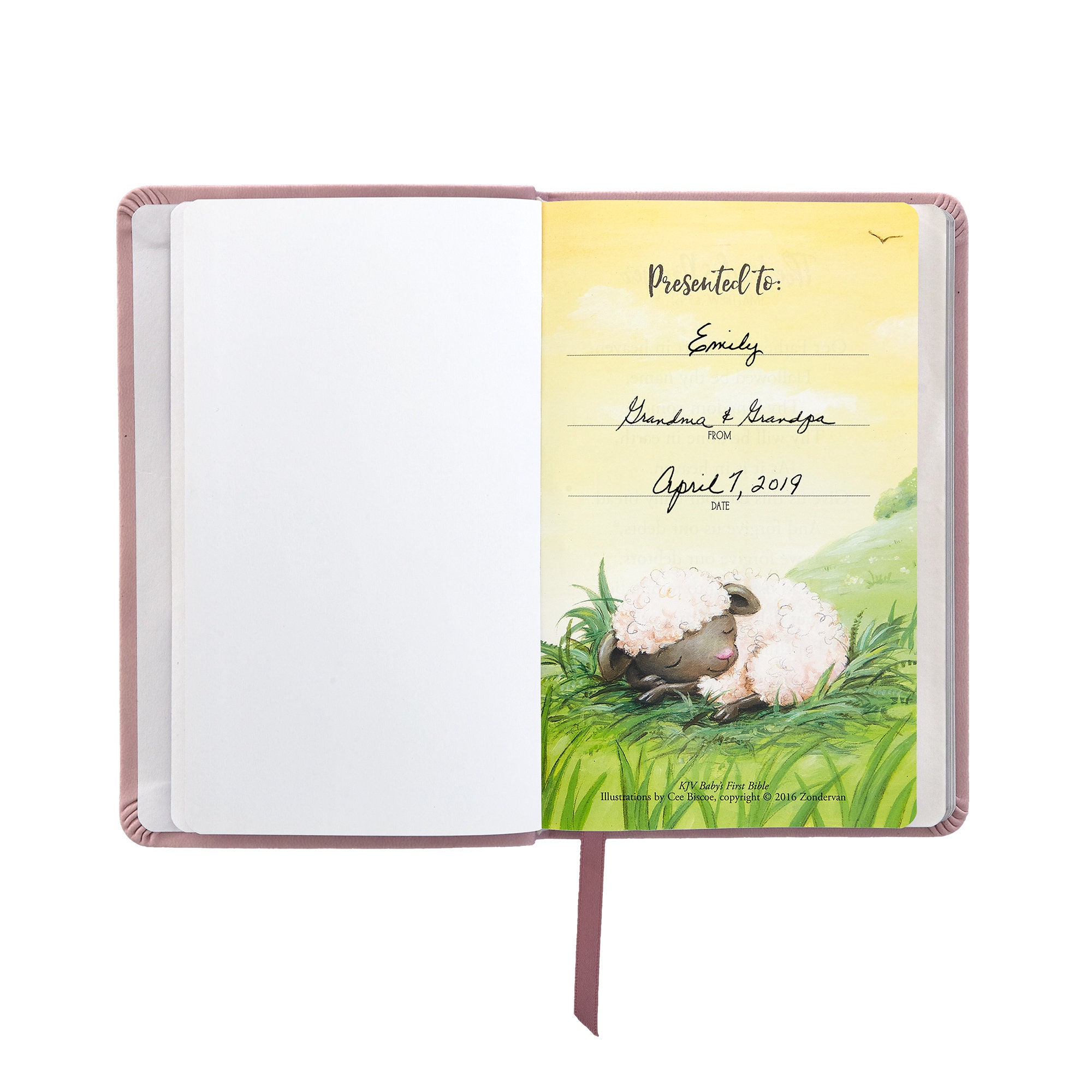 Personalized Create Your Own Children's Bible - Religious Gift - KJV Bible - Keepsake For Baby - Children's Bible - Choose Pink or Blue