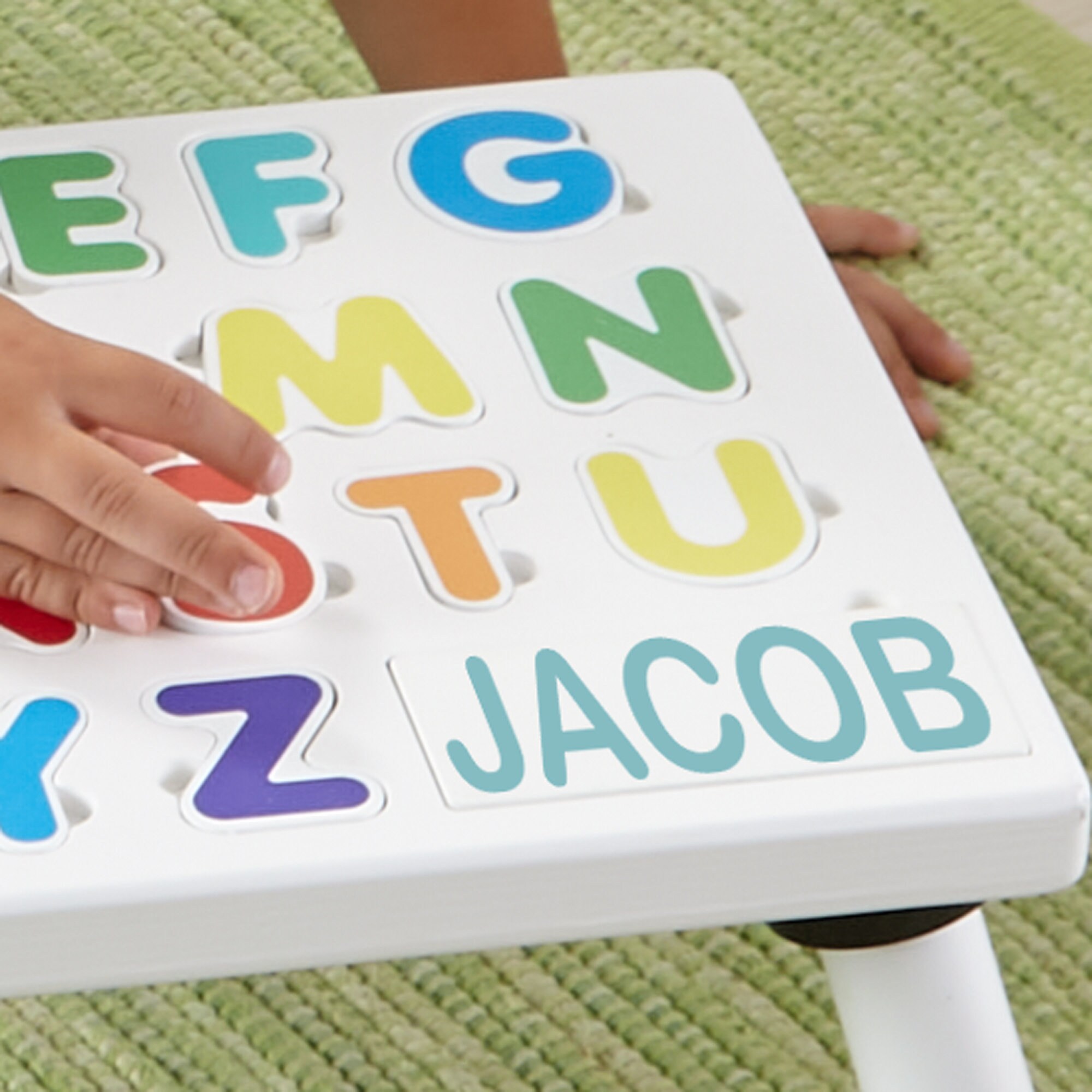 Personalized Children's ABC Step Stool - Gifts for Kids - Puzzle Step ...