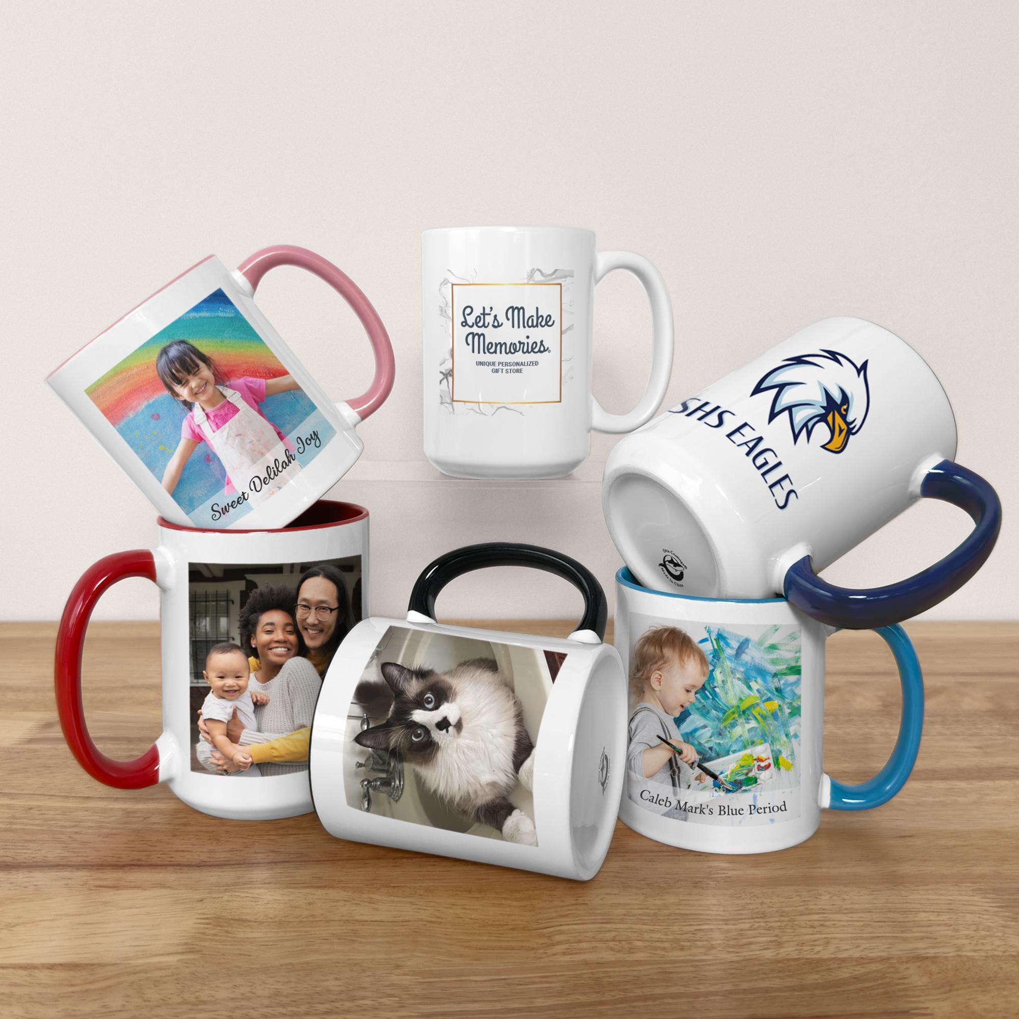 Personalized Photo Mug With Message - Custom Photo & Message Mug ...