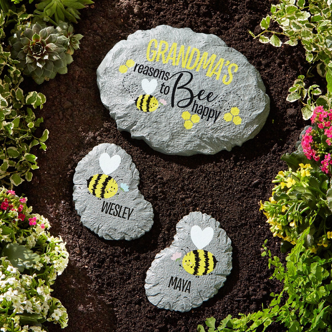 Personalized Stepping Stone Garden Décor Garden Stone for Mom for