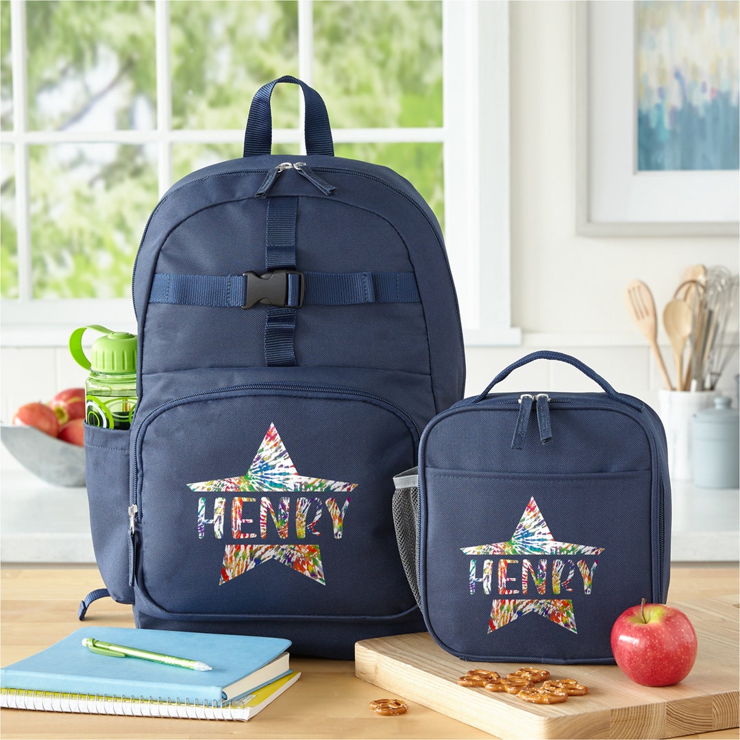 Personalized Tie Dye Star Backpack - Back to School - Kids School Bag ...