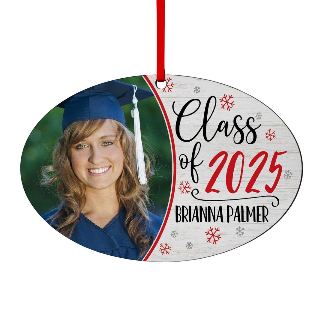 Personalized Graduation Photo Ornament – Class of 2026 Keepsake - Etsy