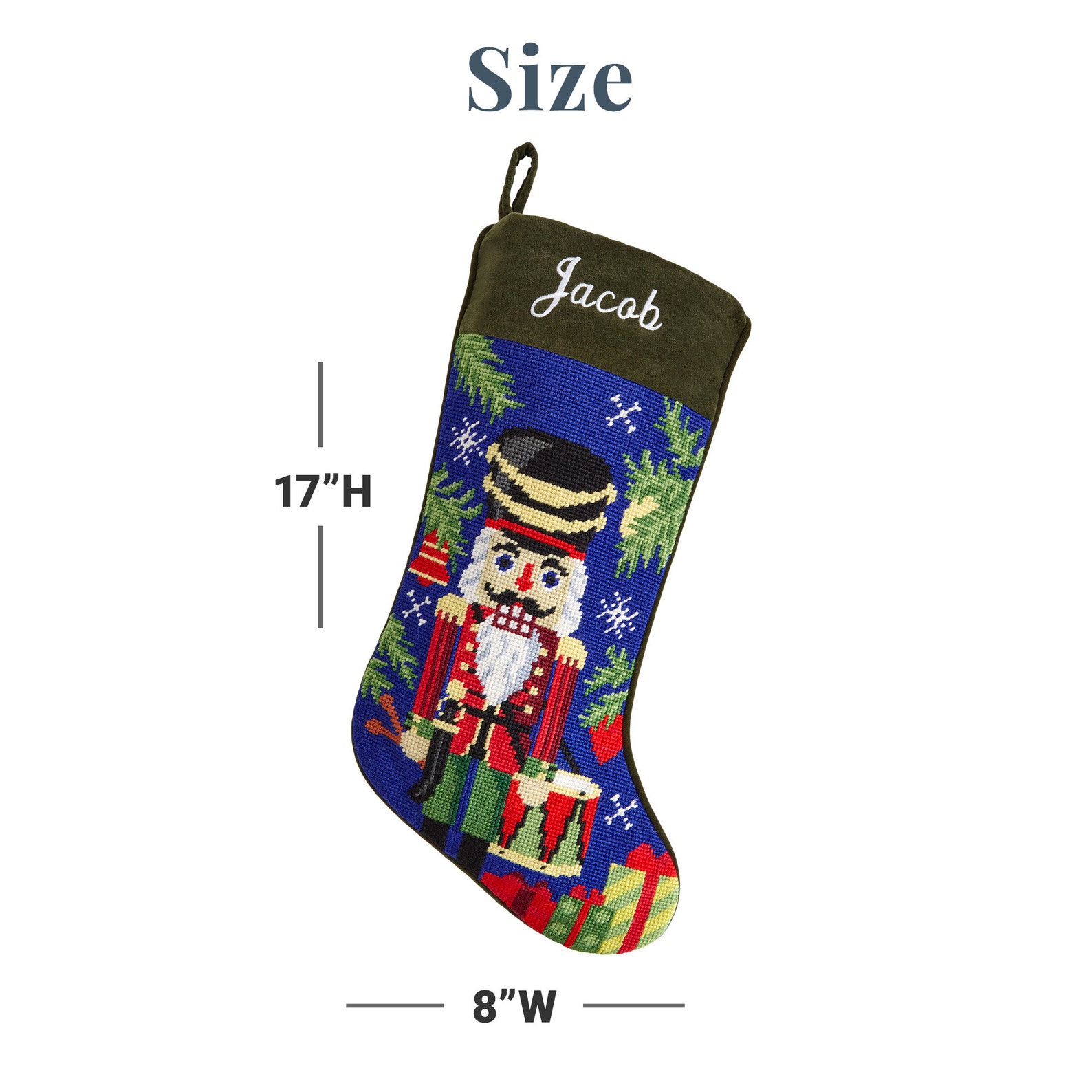 Personalized Needlepoint Vintage Stocking Family Stockings Etsy
