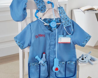 Personalized Melissa & Doug® Veterinarian Dress Up Set - Kids Pretend Play - Vet Pretend Play - Ages 3-6