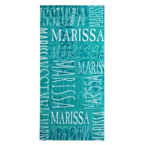 Personalized Signature Style Beach Towel-Customized Towel-For the Beach Lover-For the Pool Lover- Choose From 18 Colors-Available in 2 Sizes image 12