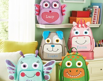 Personalized Little Critter Backpack - For Kids - School Bag - Toddlers Backpack - Choose From 5 Designs