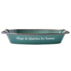 Personalized Ceramic Casserole Baking Dish - Stoneware Serving Dish ...