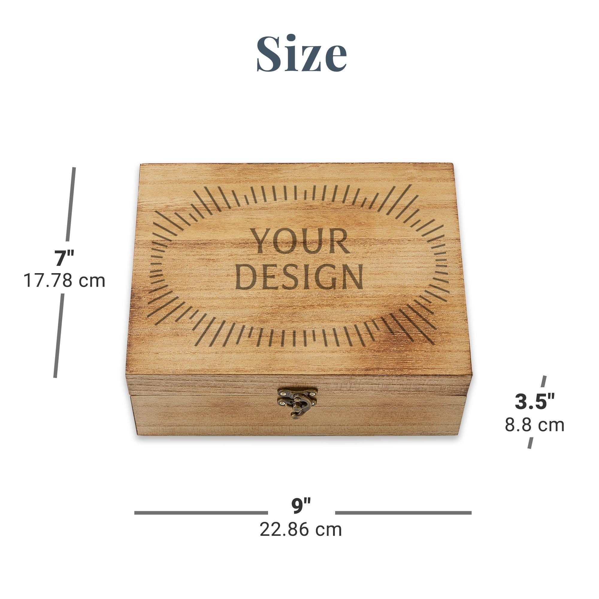 Personalized Couples Keepsake Box - Custom Memory Box W/photos ...