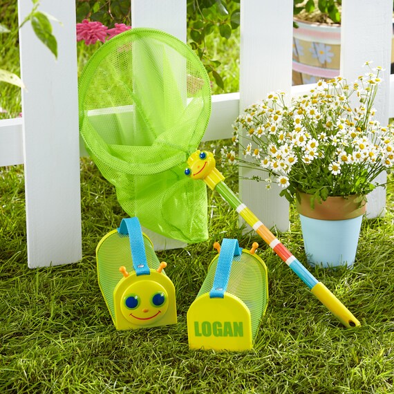 Melissa & Doug® Bug Catcher Set Outdoor Toys for Kids Butterfly Net Bug  House Pretend Play Toys Personalized Toys for Ages 3 