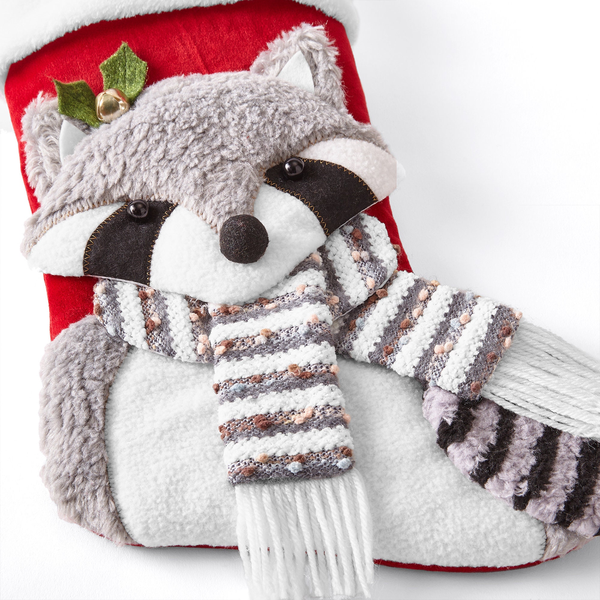 Personalized Christmas Stocking-Plush Stocking-Holiday Décor-Embroidered Name-Family Stockings-3D Plush Character- 6 Characters Available