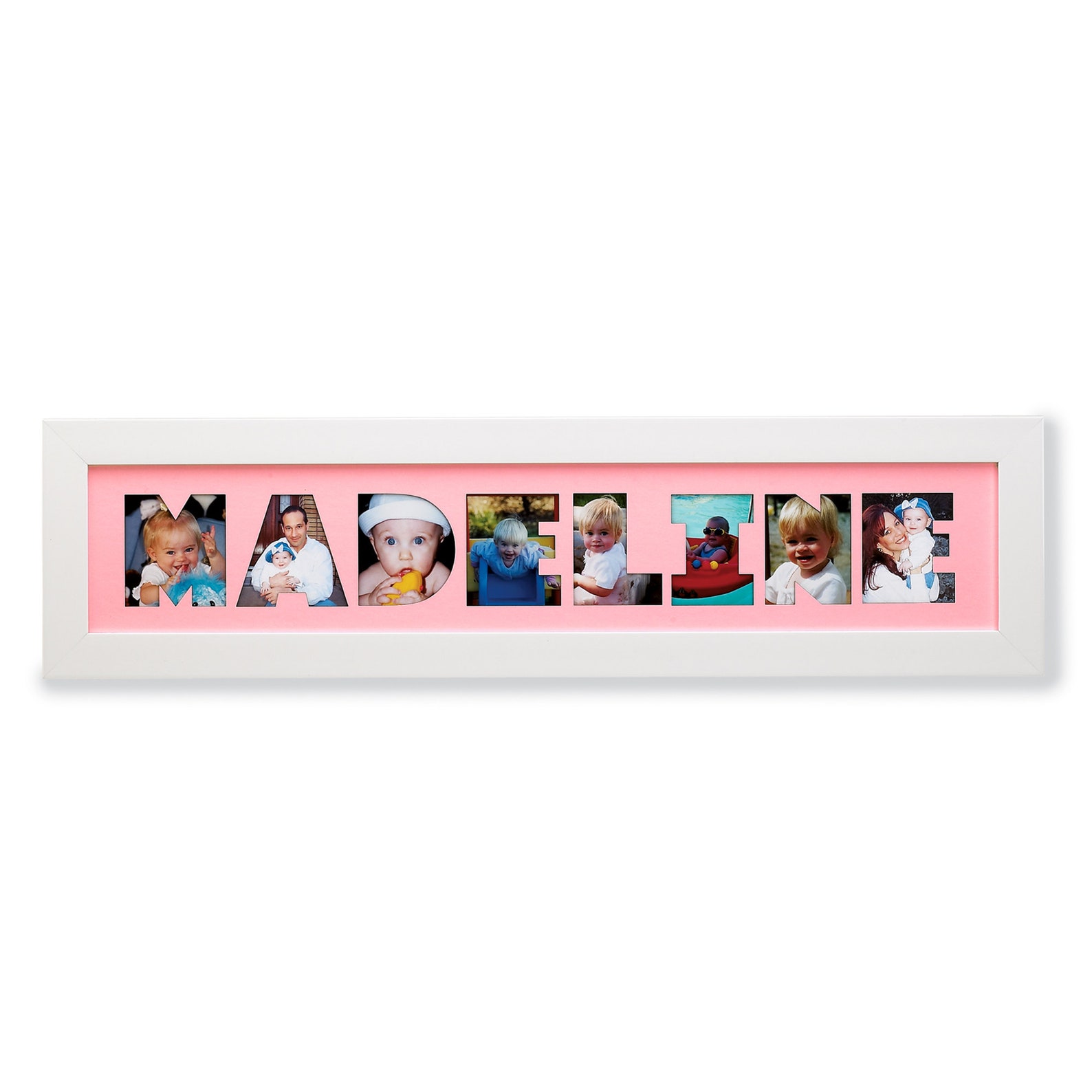 Personalized Name Collage Picture Frame Custom Gift for Etsy
