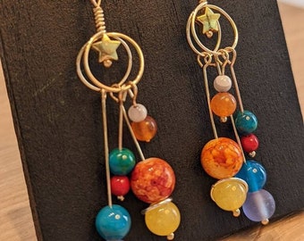 Solar System Earrings