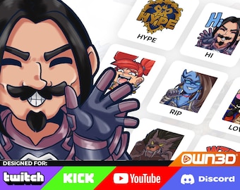 Classic WOW Alliance Emotes - 8 Pack [Twitch | Kick | YouTube | Discord]