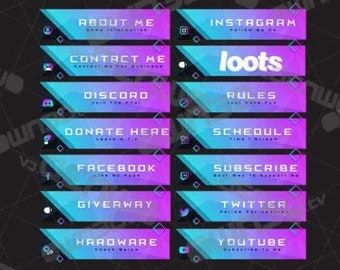 Iridos Premium Twitch Panels [Twitch | Kick]