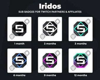 Iridos  Sub Badges [Twitch | Kick | YouTube]